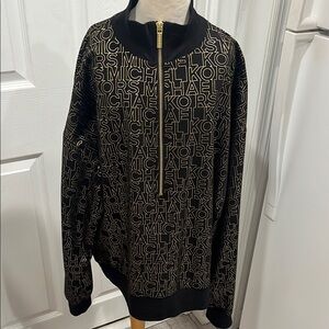 MICHAEL Michael Kors Black and Gold Sweater